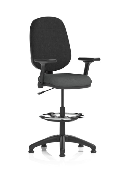 Eclipse Plus I Medium Back Task Operator Office Chair with Hi Rise Draughtsman Kit