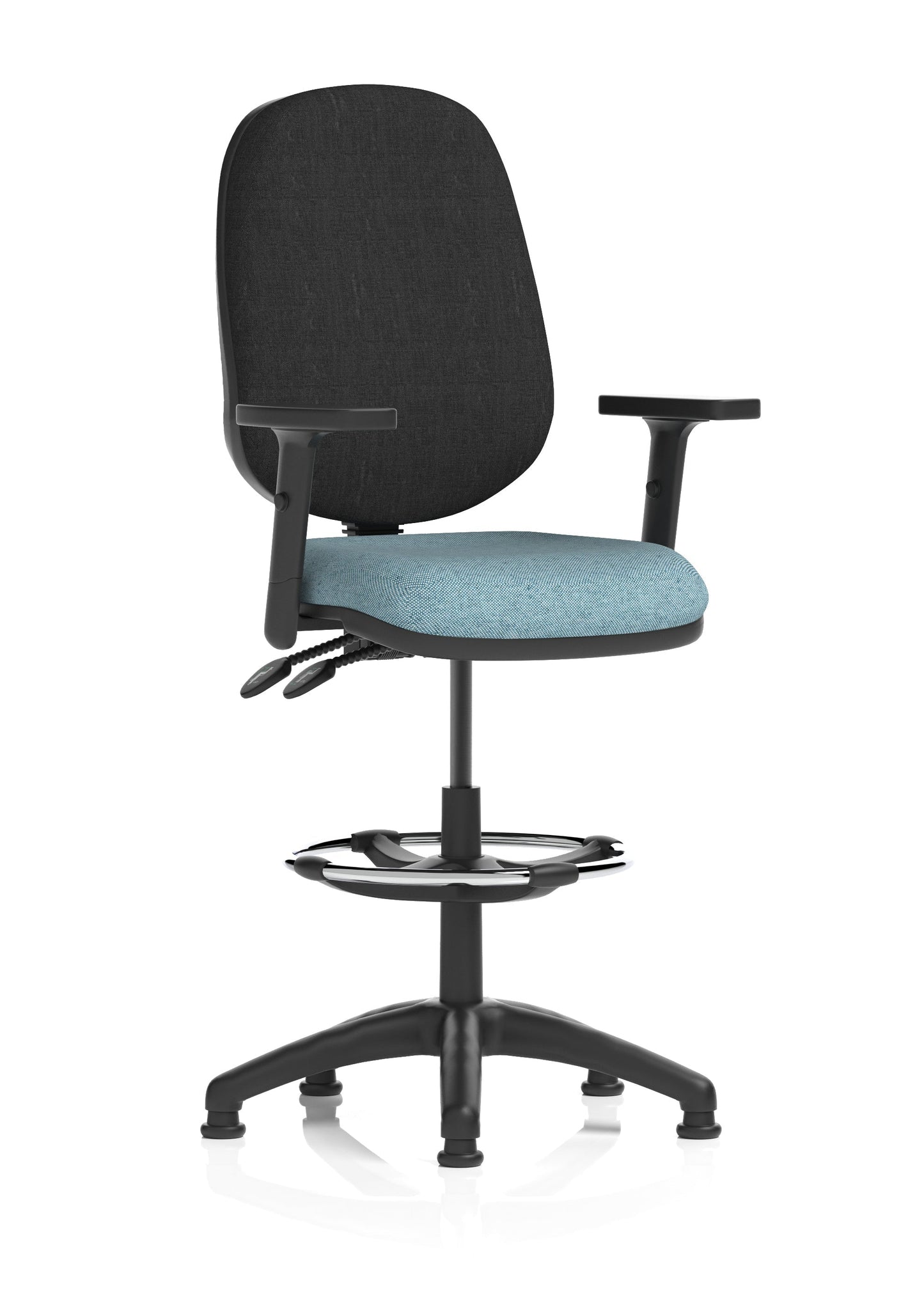 Eclipse Plus II Task Operator Office Chair with Hi Rise Draughtsman Kit