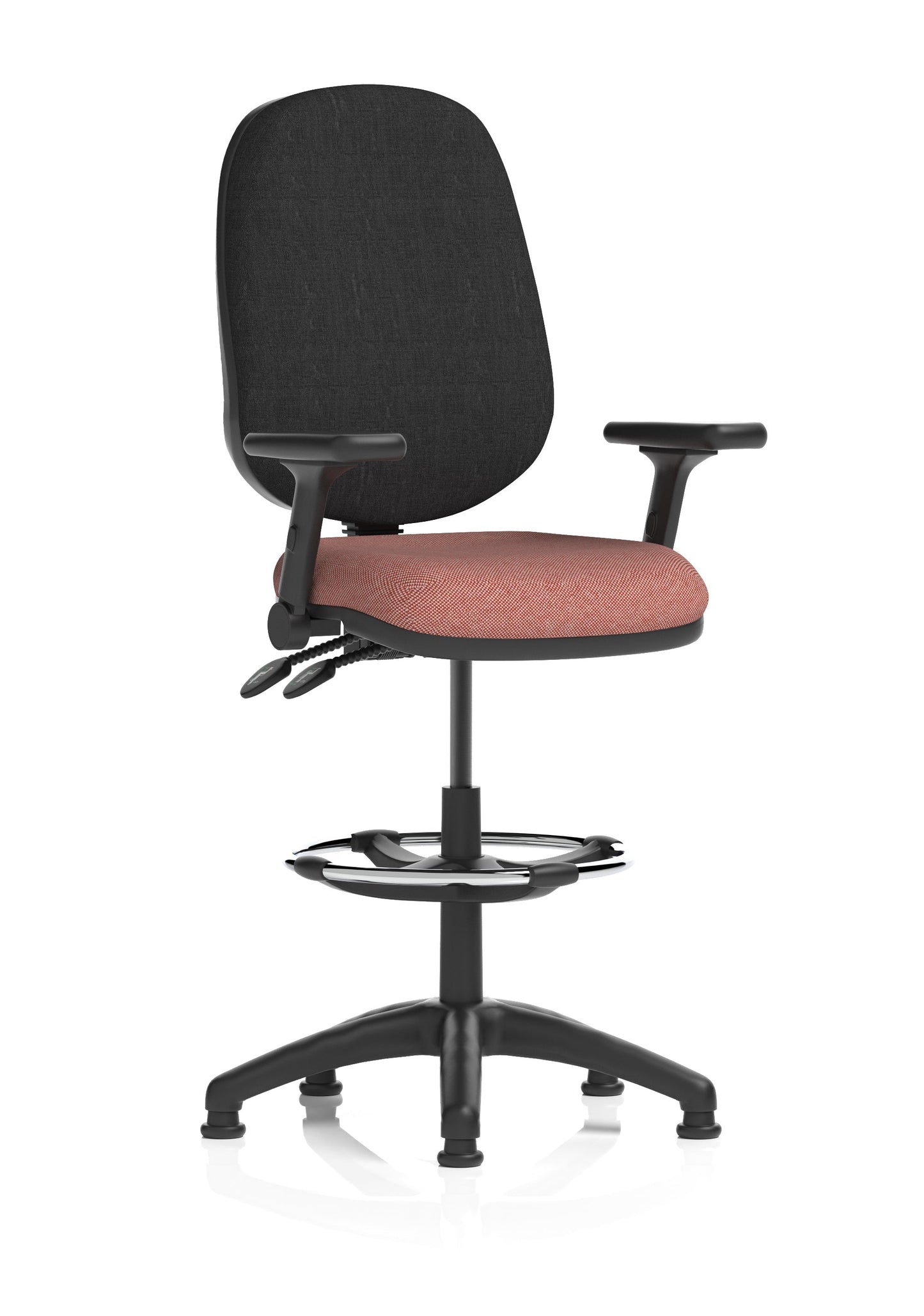 Eclipse Plus II Task Operator Office Chair with Hi Rise Draughtsman Kit