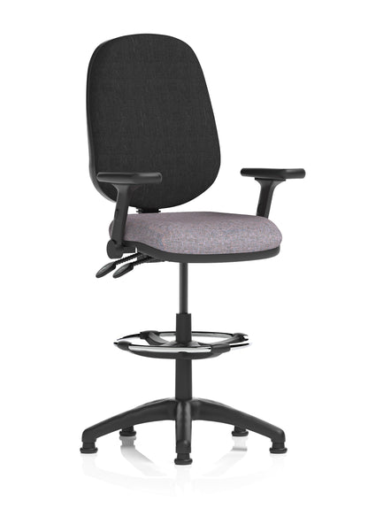 Eclipse Plus II Task Operator Office Chair with Hi Rise Draughtsman Kit