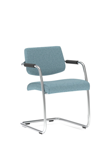 Havanna Medium Back Cantilever Visitor Chair with Arms