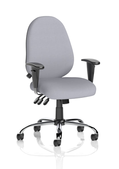 Lisbon Medium Back Task Operator Office Chair with Height Adjustable Arms