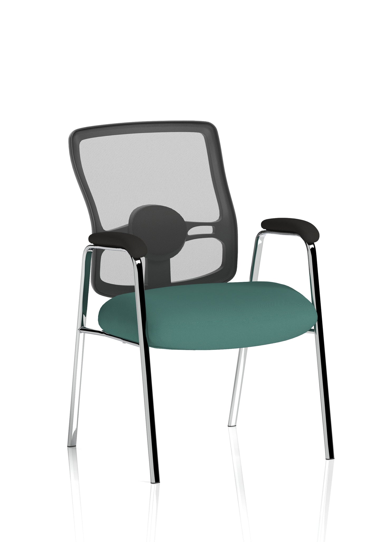Portland Medium Mesh Back (Straight Leg) Visitor Chair with Arms