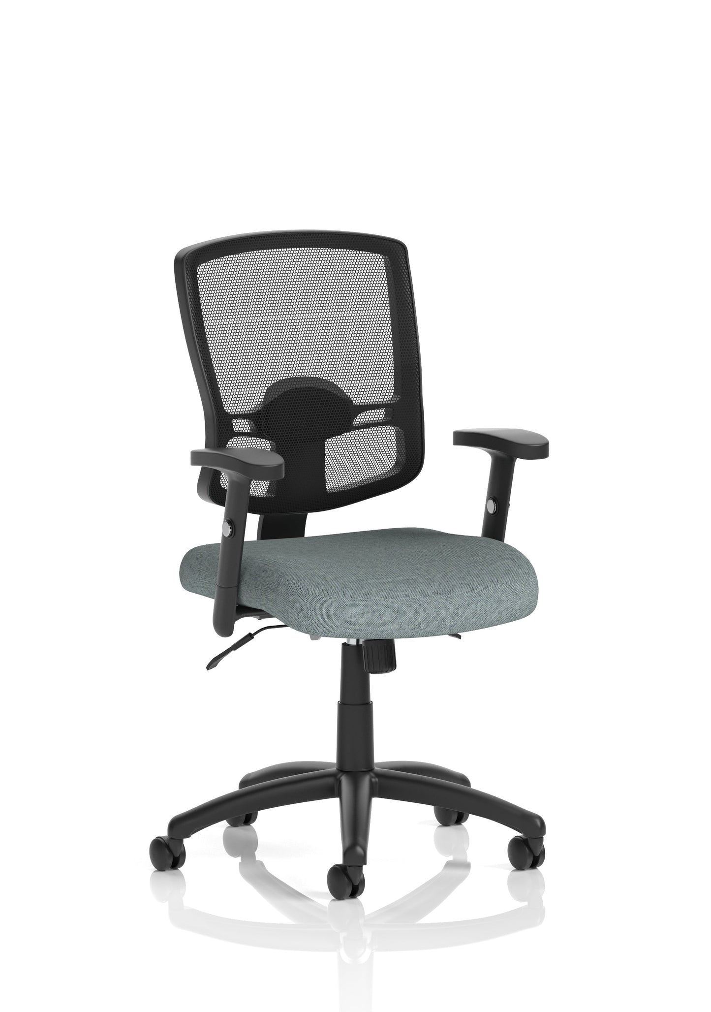 Portland II Medium Mesh Back Task Operator Office Chair with Arms