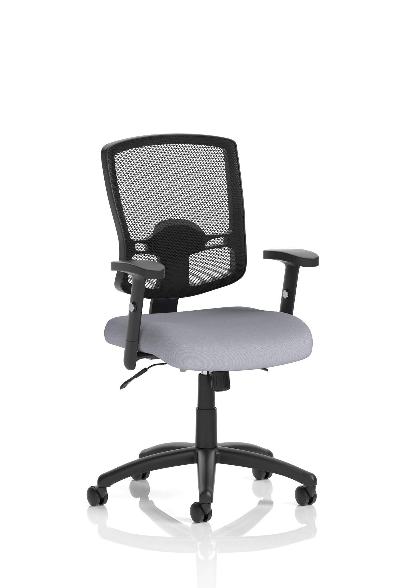 Portland II Medium Mesh Back Task Operator Office Chair with Arms