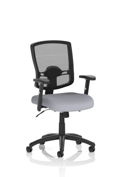 Portland II Medium Mesh Back Task Operator Office Chair with Arms