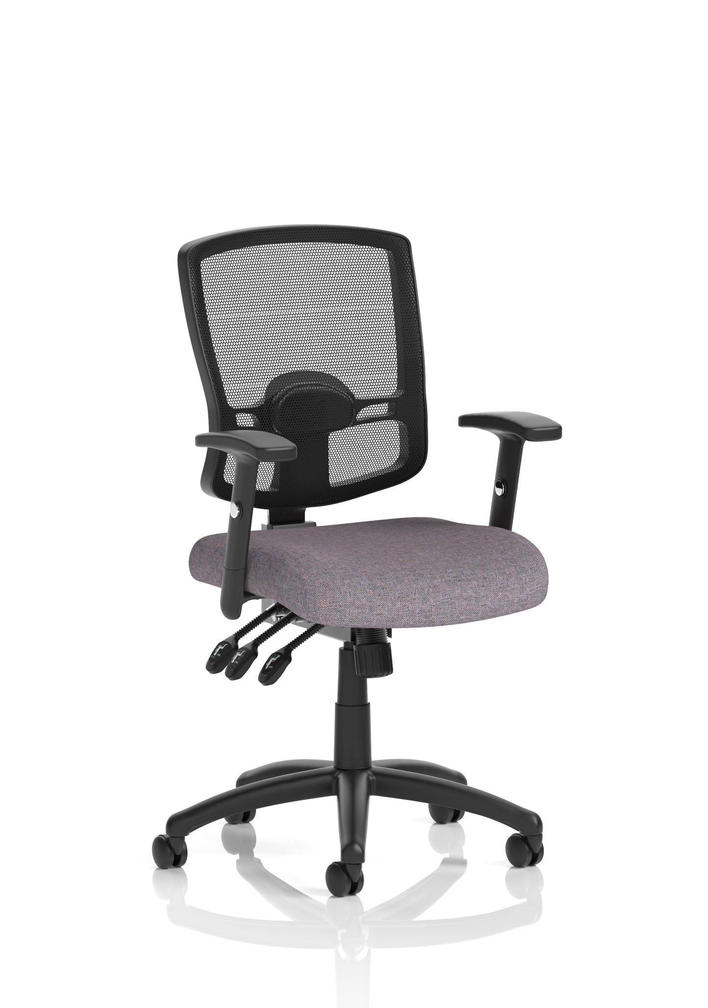 Portland III High Mesh Back Task Operator Office Chair with Arms