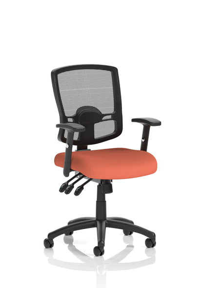 Portland III High Mesh Back Task Operator Office Chair with Arms