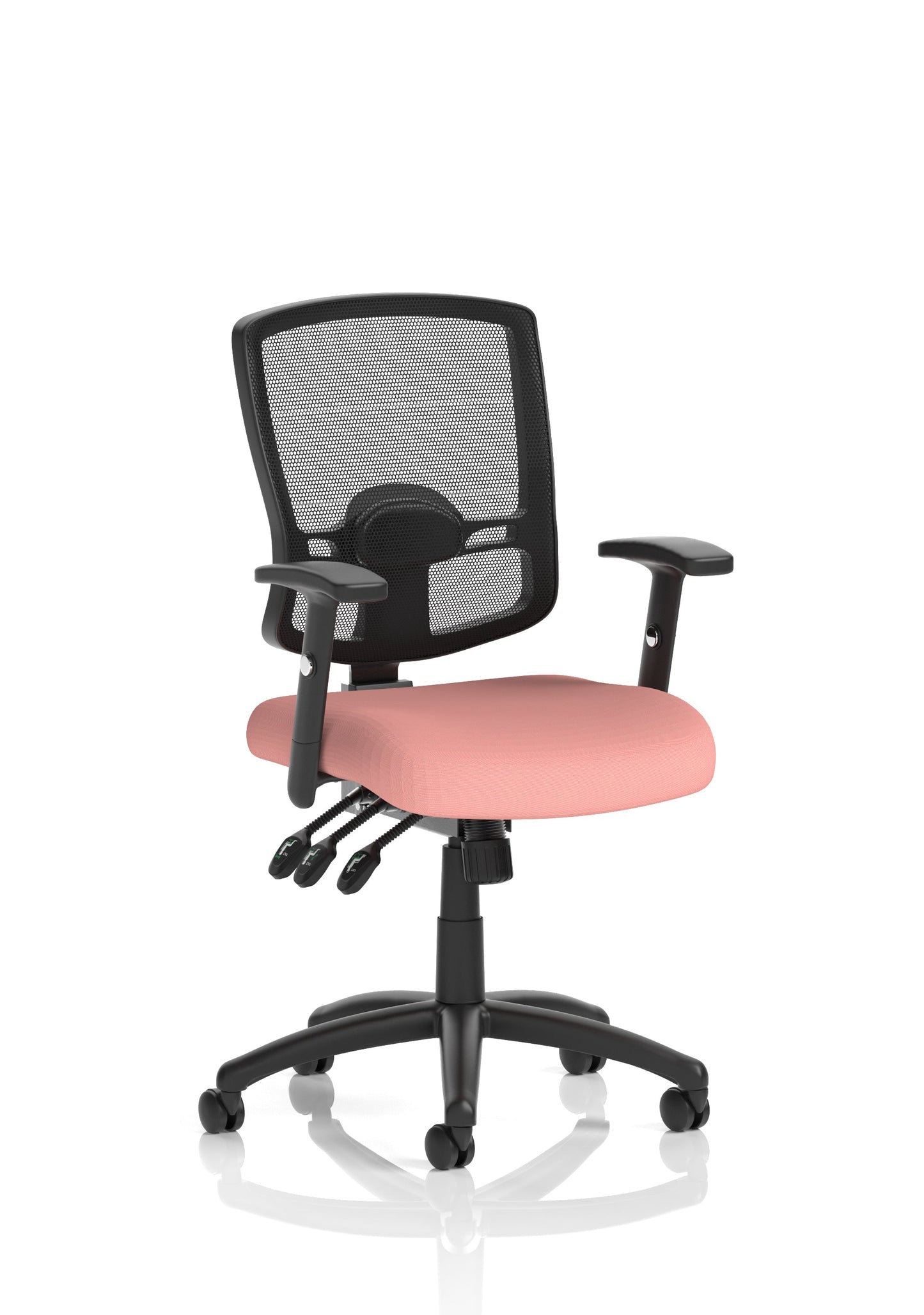 Portland III High Mesh Back Task Operator Office Chair with Arms