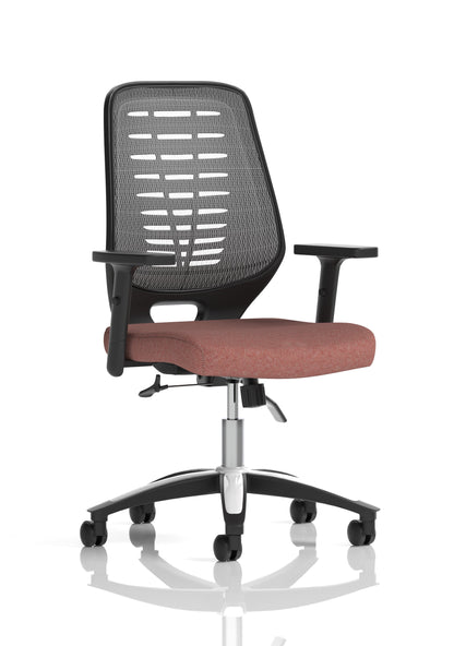 Relay Medium Mesh Back Task Operator Office Chair with Arms