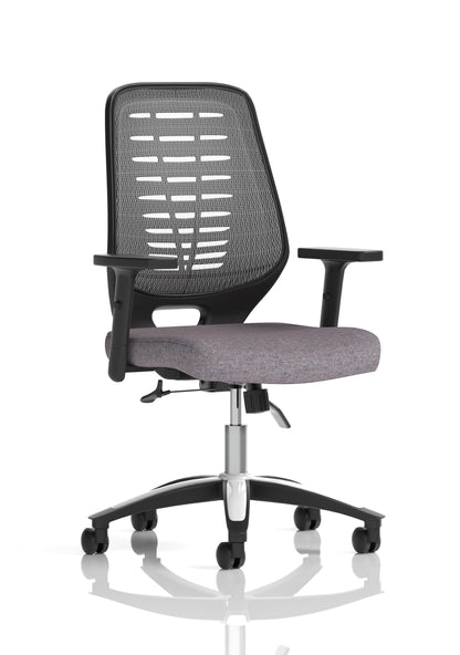 Relay Medium Mesh Back Task Operator Office Chair with Arms