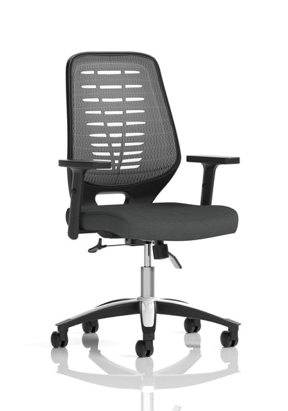 Relay Medium Mesh Back Task Operator Office Chair with Arms
