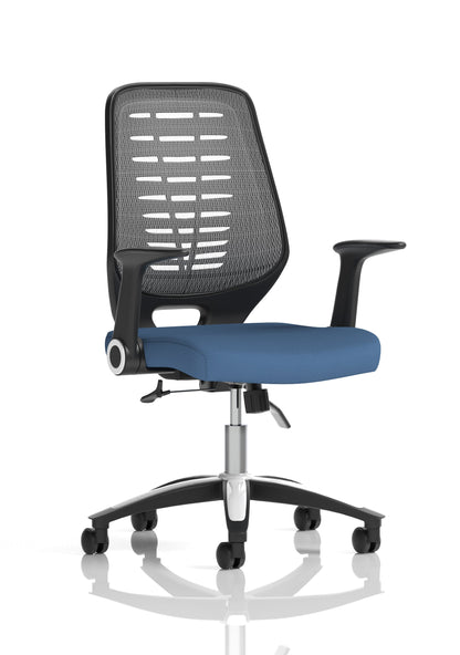Relay Medium Mesh Back Task Operator Office Chair with Arms