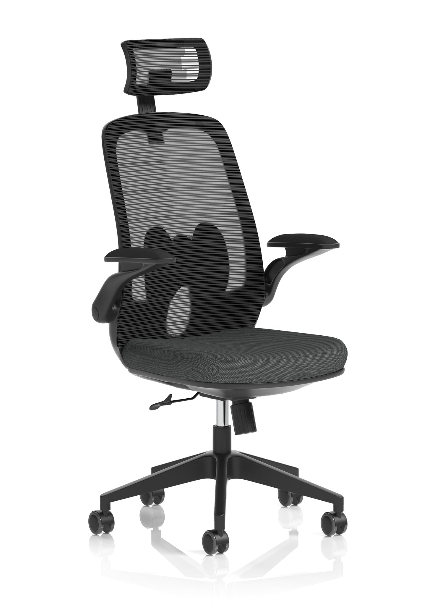 Sigma Executive Mesh Chair With Folding Arms