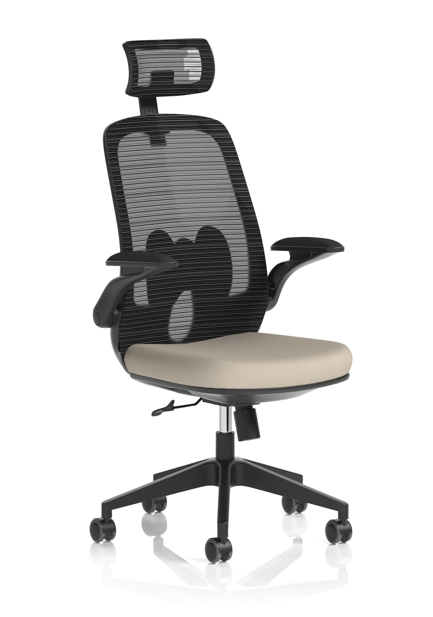 Sigma Executive Mesh Chair With Folding Arms