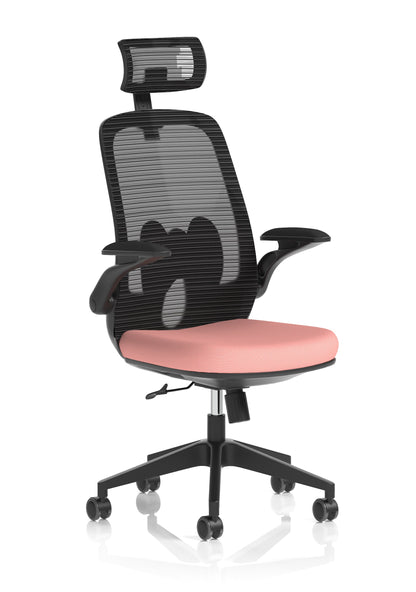 Sigma Executive Mesh Chair With Folding Arms