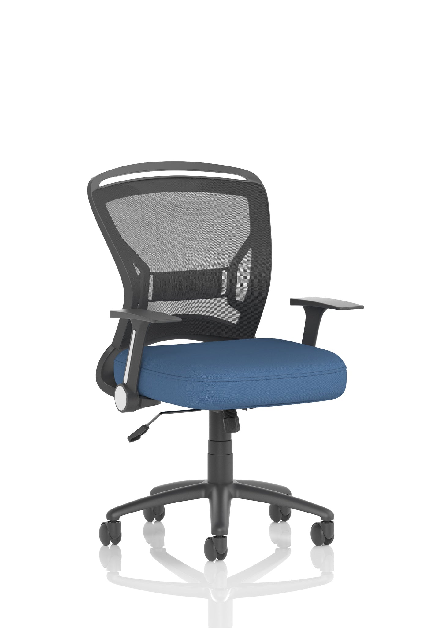 Zeus Medium Mesh Back Task Operator Office Chair with Arms