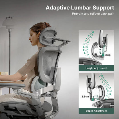 Hinomi H2 Pro Ergonomic Office Chair with Bi-Pivot Armrest