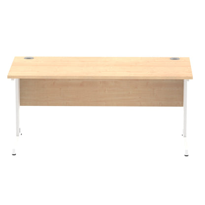 Impulse 1600mm Straight Desk Cable Managed Leg