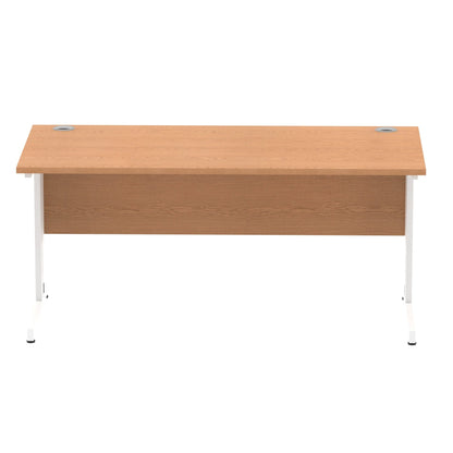 Impulse 1600mm Straight Desk Cable Managed Leg