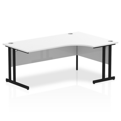 Impulse 1800mm Right Crescent Desk Cantilever Leg
