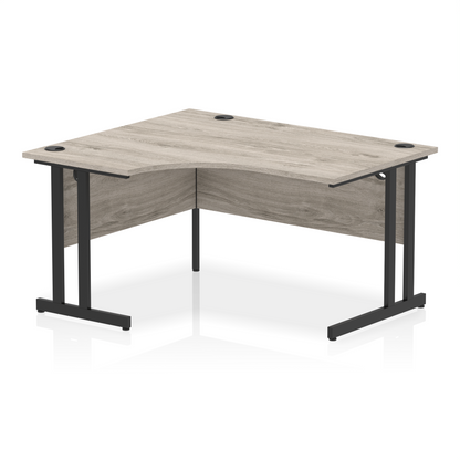 Impulse 1400mm Left Crescent Desk Cantilever Leg