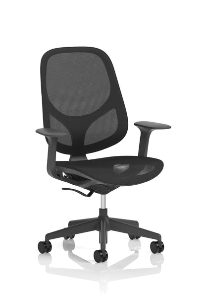 Black Friday - Tutti Mesh Medium Back Task Operator Office Chair with Arms