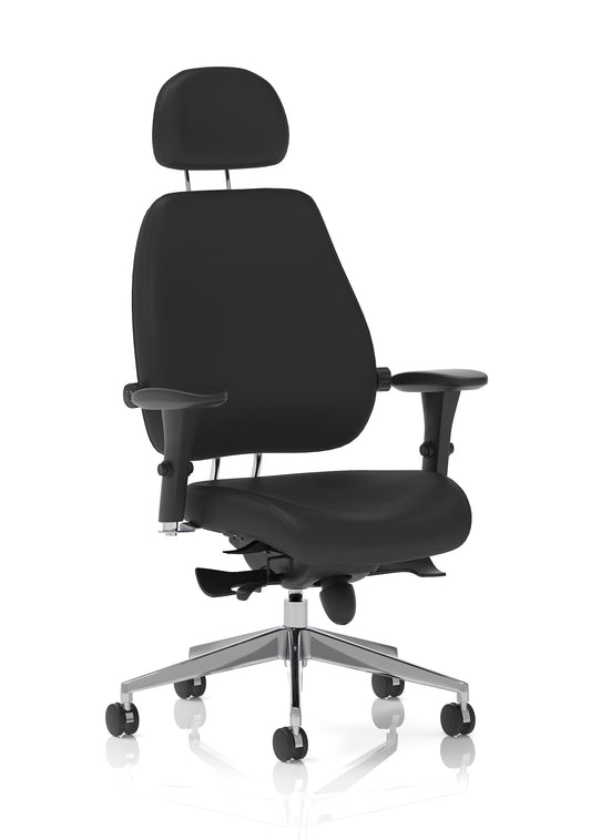 Chiro Plus Ultimate High Back Ergonomic Posture Chair with Arms and Headrest