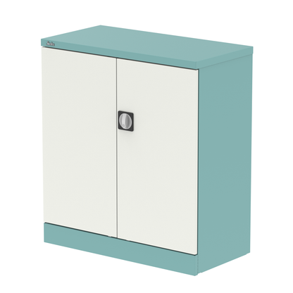 Qube Stationery 2-Door Cupboard With Shelves
