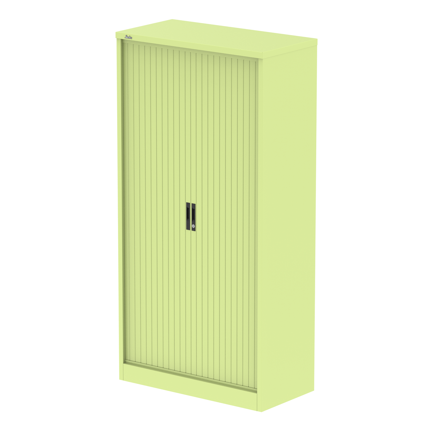 Qube Side Tambour Cupboard With Shelves