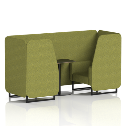 Brixworth Booth With Black Table In Single Tone