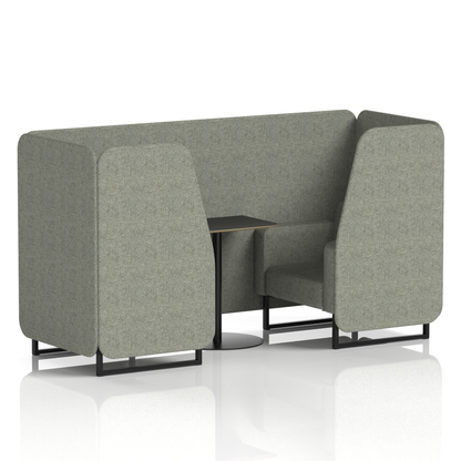 Brixworth Booth With Black Table In Single Tone