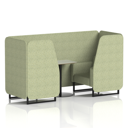 Brixworth Booth With Grey Table In Single Tone