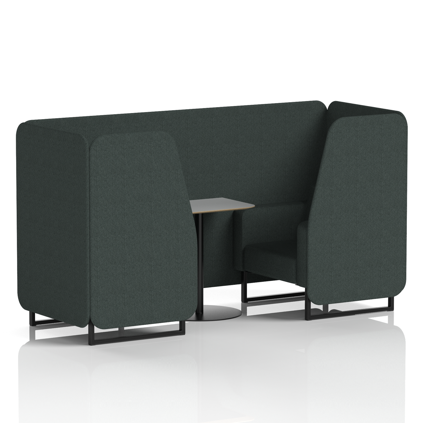 Brixworth Booth With Grey Table In Single Tone