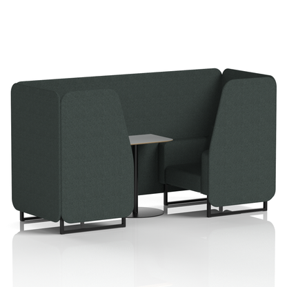Brixworth Booth With Grey Table In Single Tone