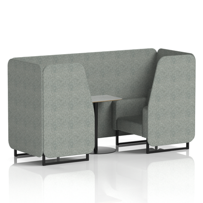 Brixworth Booth With Grey Table In Single Tone