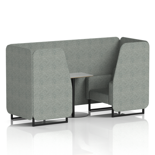 Brixworth Booth With Grey Table In Single Tone