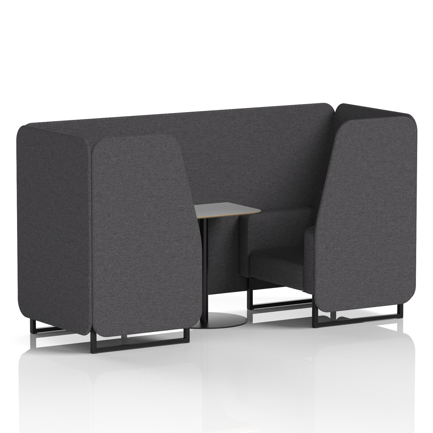 Brixworth Booth With Grey Table In Single Tone