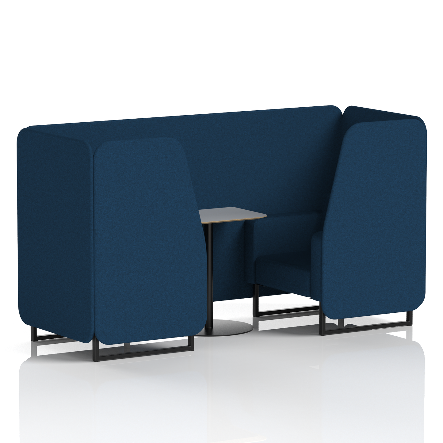 Brixworth Booth With Grey Table In Single Tone