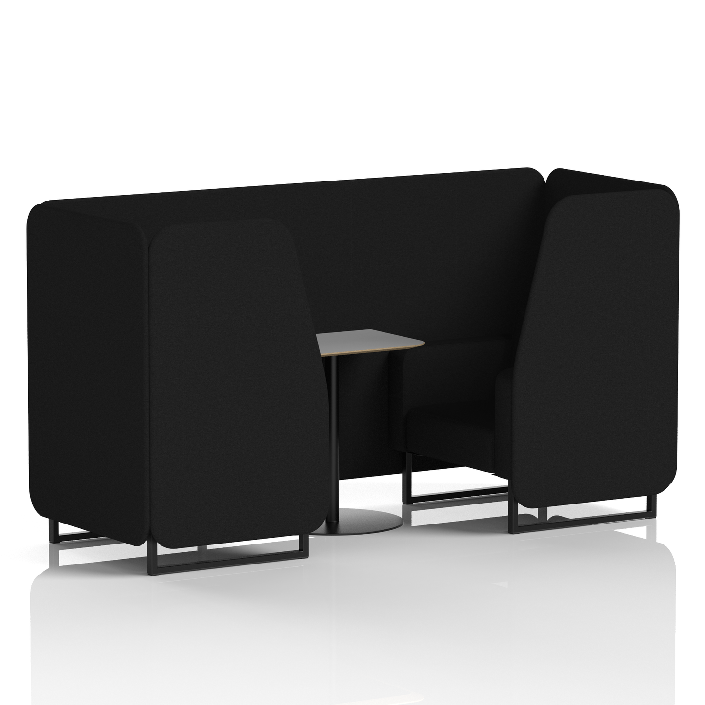 Brixworth Booth With Grey Table In Single Tone