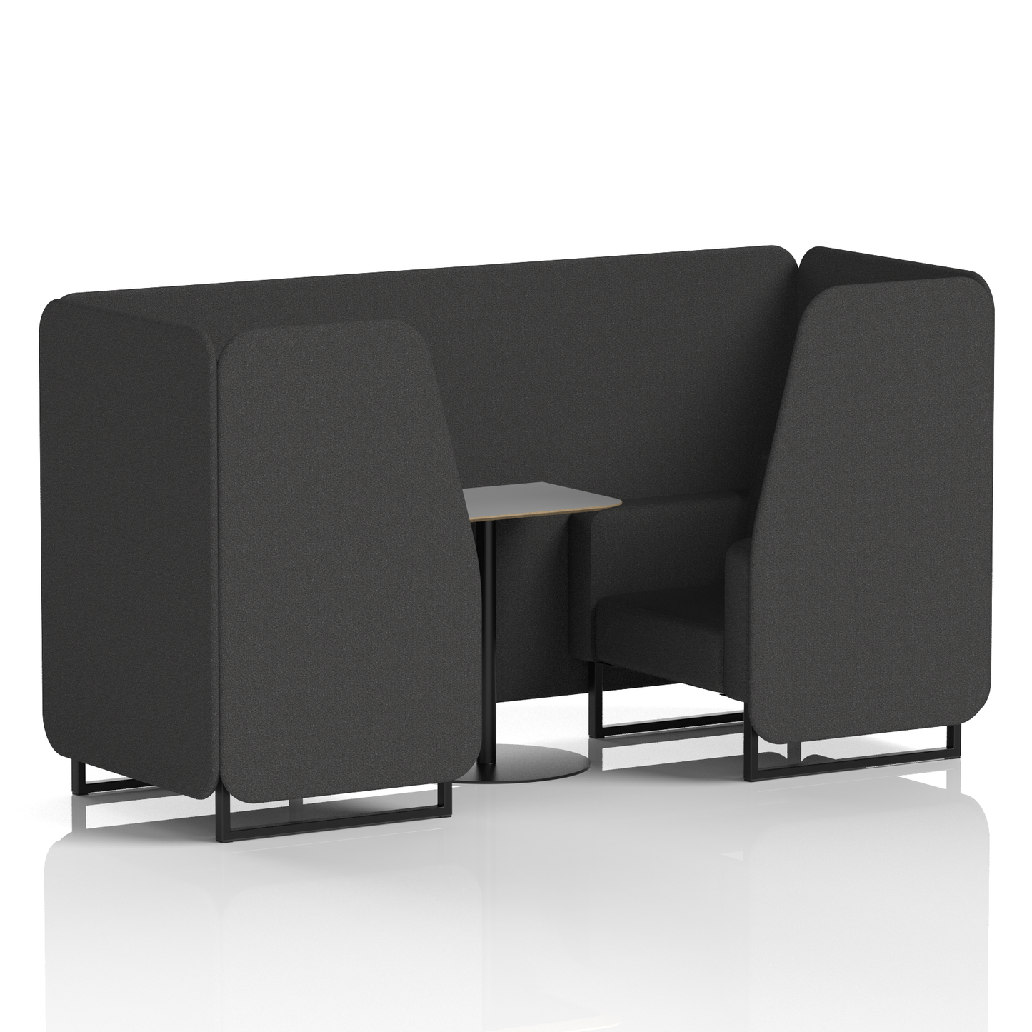 Brixworth Booth With Grey Table In Single Tone