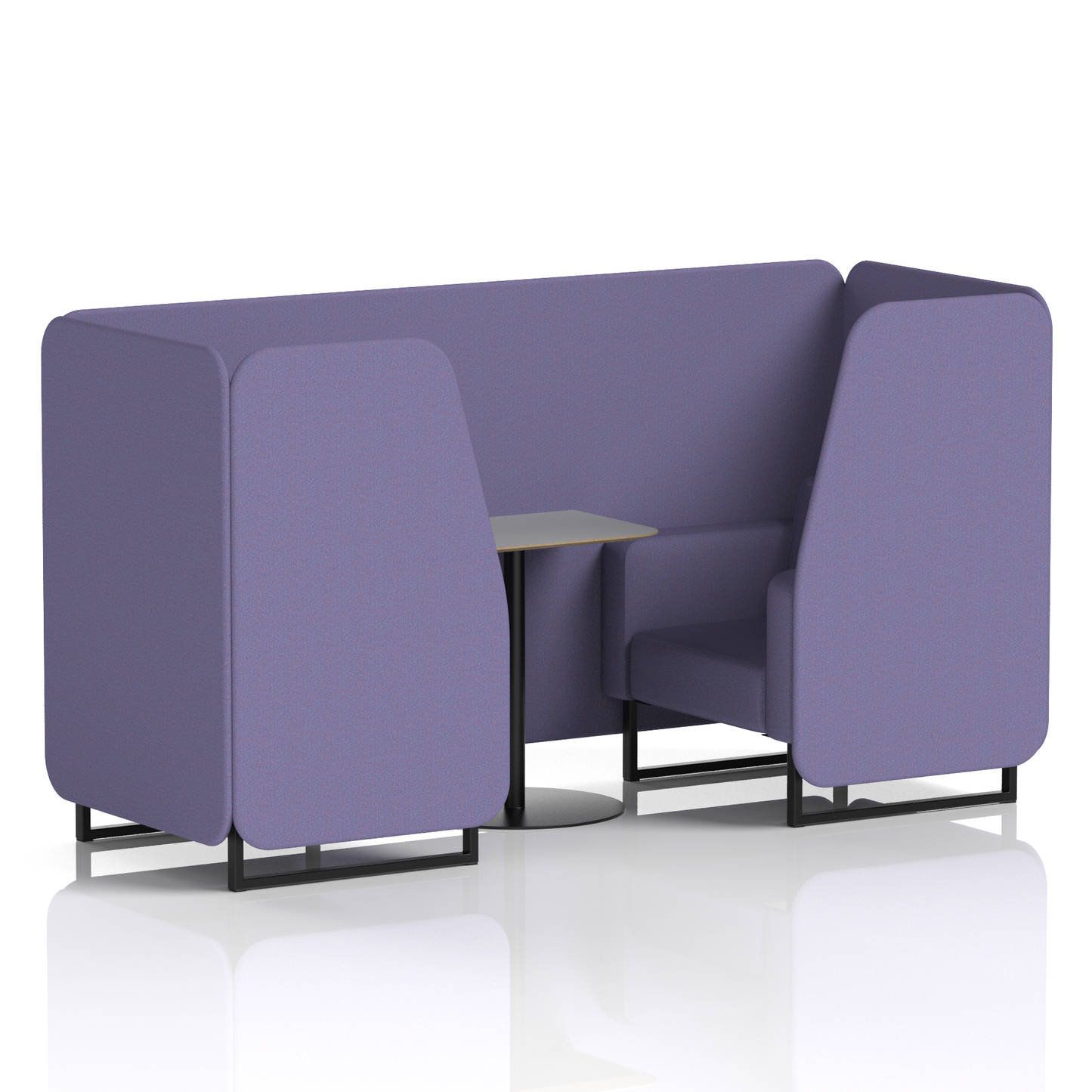 Brixworth Booth With Grey Table In Single Tone
