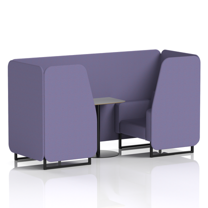 Brixworth Booth With Grey Table In Single Tone