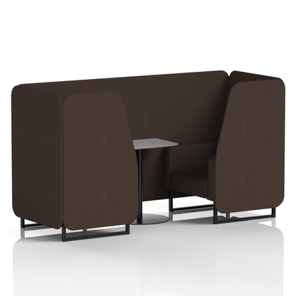 Brixworth Booth With Grey Table In Single Tone