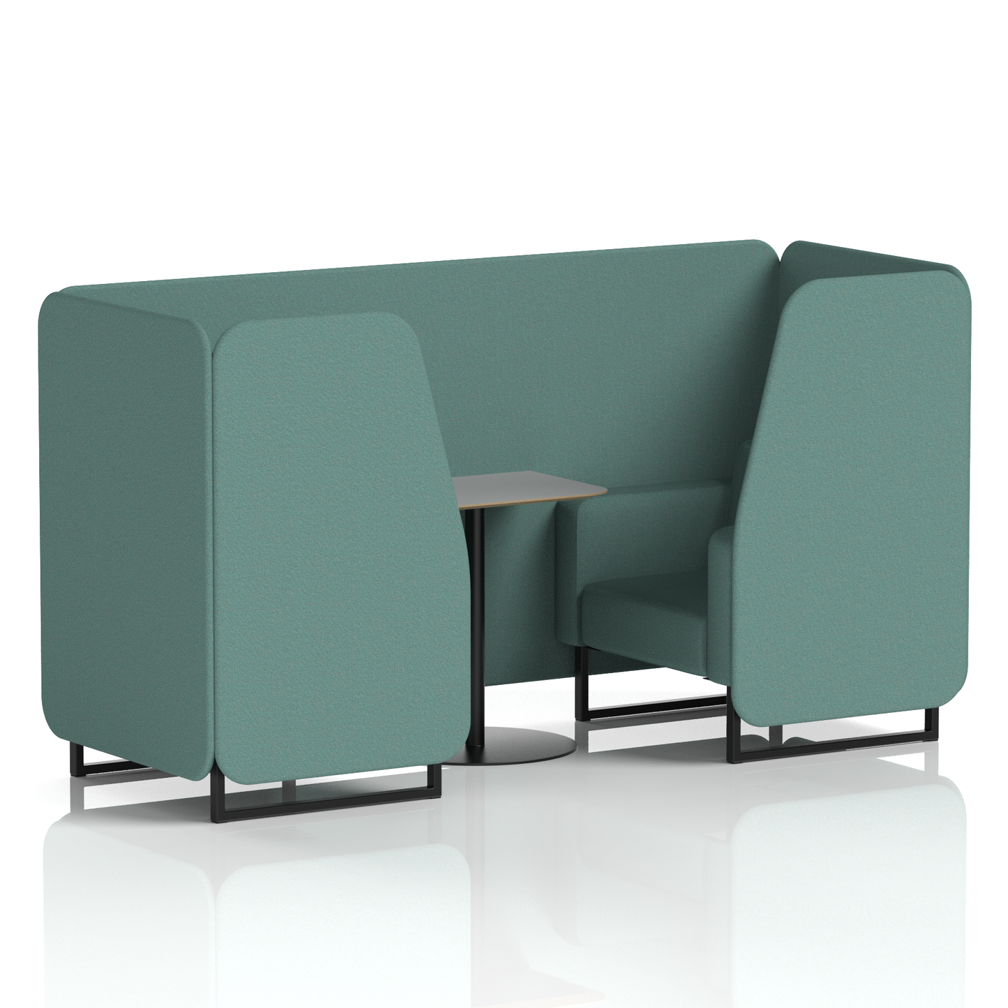 Brixworth Booth With Grey Table In Single Tone