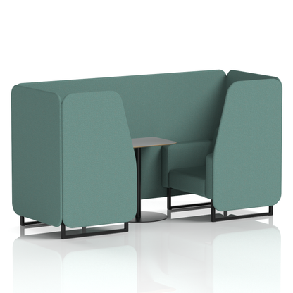 Brixworth Booth With Grey Table In Single Tone