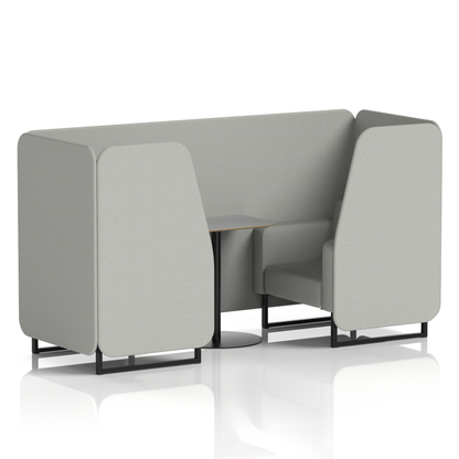 Brixworth Booth With Grey Table In Single Tone