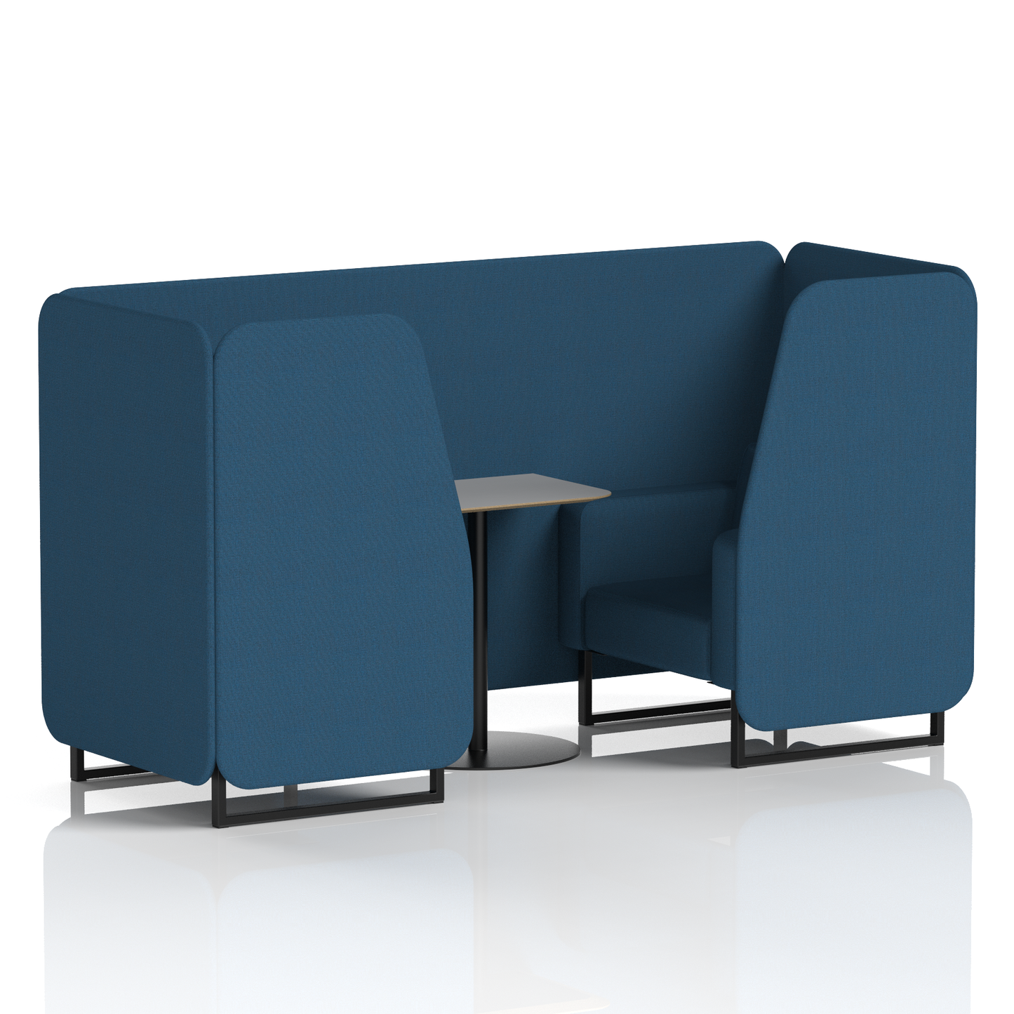Brixworth Booth With Grey Table In Single Tone