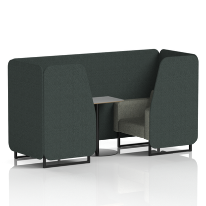 Brixworth Booth With Grey Table In Two Tone