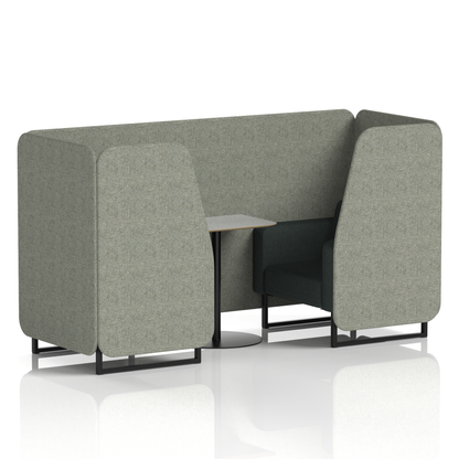 Brixworth Booth With Grey Table In Two Tone